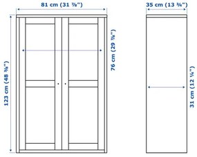 HAVSTA ντουλάπι βιτρίνα 303.910.59