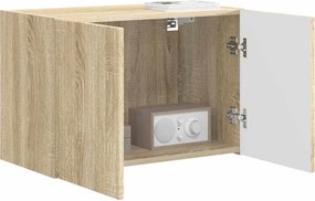 vidaXL Ντουλάπι Τηλεόρασης Τοίχου 59,5 x 31 x 40 εκ Δρύς Sonoma