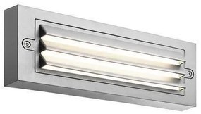 Απλίκα Φωτιστικό Τοίχου LED 6W 3CCT IP65 Περσίδες Senario Pro Eurolamp-145-52110-Γκρι 145-52110