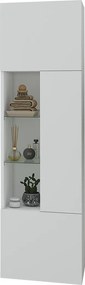 Drop Instinct White Gloss MDF - Κρεμαστη Στηλη Μπανιου (40x32x140)
