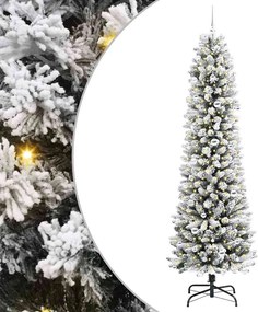 vidaXL Τεχνητό Χριστουγεννιάτικο Δέντρο με 300 LED Λευκό 240 cm