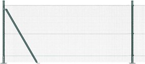 vidaXL Στύλος Περιφράξεων Πράσινο 25 x 1 μ (16 x 16 mm δίχτυ) Ατσάλι