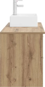 vidaXL Σετ Επίπλων Μπάνιου 2 pcs Artisan Δρυς Επεξεργασμένο Ξύλο