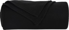 vidaXL Ριχτάρια 24 pcs Μαύρο 240 x 220 cm Μαλλί