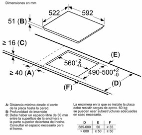 Επαγωγική Πλάκα BOSCH PID612BB1E 59,2 cm 7400 W