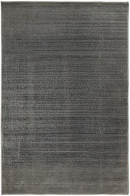 Χαλί Minimal 3849A Dark Grey Βιοκαρπέτ 133X190cm