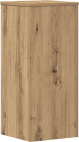 vidaXL Βάσεις Φυτών 2 τεμ. Αρτισιανή Δρυς 30x30x70 εκ. Επεξ. Ξύλο