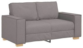 vidaXL Σετ Καναπέ με μαξιλάρι 3 pcs Taupe 220 x 78 x 84 εκ. ύφασμα
