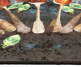 vidaXL Χαλί Κουζίνας Πλενόμενο Πολύχρωμο 60x180 εκ.