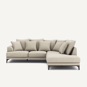 Γωνιακός καναπές από βαμβάκι και λινό, ARMENTO