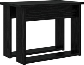 vidaXL Σετ Τραπεζιού Για Καφέ 2 pcs Μαύρη Οξυά Επεξεργασμένο ξύλο