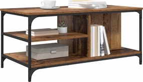 vidaXL Τραπεζάκι σαλονιού Παλιό Ξύλο 100 x 50 x 45 cm