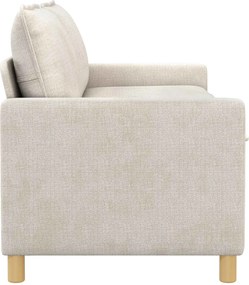 vidaXL Καναπές Κρεμ 156 x 81 x 87,5 εκ Πολυεστέρας