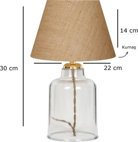 Table Lamp AYD-3138 Cream