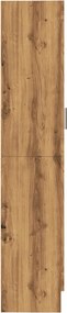vidaXL Βιβλιοθήκη Artisan Δρυς 82,5x30,5x150 εκ. Επεξεργασμένο Ξύλο