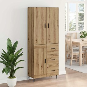 vidaXL Highboard 2 τμχ. Artisan Oak 69,5 x 34 x 180 εκ.