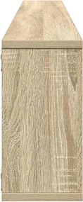 vidaXL Ράφια Κύβοι Τοίχου 2 τεμ. Sonoma Δρυς 100x15x30 εκ. Επεξ. Ξύλο