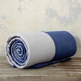 Κουβερλί King Size (240x265) 2 Όψεων Nima Bed Linen Deploy Μπλε,Γκρι