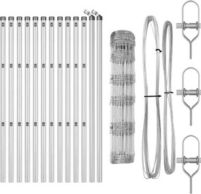 vidaXL Στύλος Περιφράξεων Γαλβανισμένο 25 x 0,8 m Ατσάλι