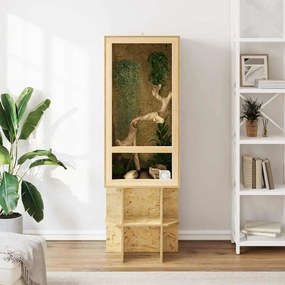 vidaXL Terrarium Καφέ 50 x 50 x 100 cm OSB