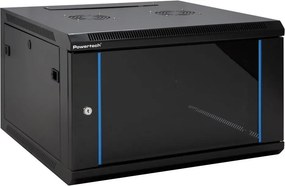 POWERTECH επιτοίχια καμπίνα rack 19" NETW-0037, 600 x 450 x 370mm, 6U