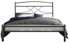 Metal Bed Emma Χρυσό σφυρήλατο, 0.90x190 εκ.