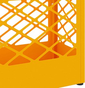 vidaXL Βάση ομπρέλας βροχής Μουσταρδί 28 x 12 x 41 εκ Ατσάλι