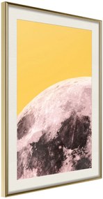 Αφίσα - Pink Moon - 20x30 - Χρυσό - Με πασπαρτού