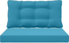 vidaXL Μαξιλάρι Καναπέ Εξωτερικού Χώρου 2 pcs Βασιλικό Μπλε