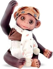 Κούκλα Mωρó Berjuan Anireal 35 cm Αεροπόρος Μαϊμού