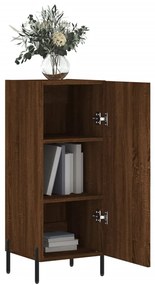 vidaXL Ντουλάπι Καφέ Δρυς 34,5 x 34 x 90 εκ. Επεξεργασμένο Ξύλο