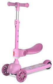 Πατίνι Scooter Jetster Plus Τρίτροχο Με Κάθισμα  Pink  10390240003  Lorelli