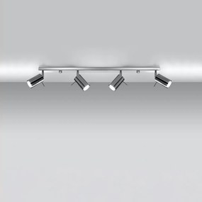 Sollux Φωτιστικό οροφής Ring 4,ατσάλι,4xGU10/40w