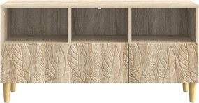 vidaXL Ντουλάπι TV 102 x 34,5 x 50 εκ. Sonoma Δρυς Επεξεργασμένο Ξύλο