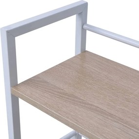 vidaXL Γραφείο με Βιβλιοθήκη 4 Επιπέδων Δρυς