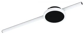 Eglo Sarginto Μοντέρνα Πλαστική Πλαφονιέρα Οροφής με Ενσωματωμένο LED σε Λευκό χρώμα 59cm 99608
