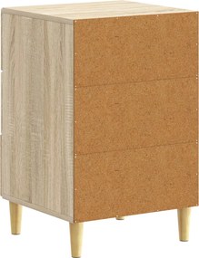 vidaXL Κομοδίνο Sonoma Δρυς 43 x 41 x 66,5 cm Επεξεργασμένο Ξύλο