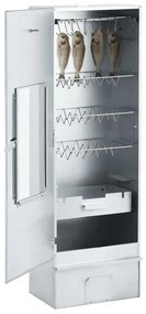 vidaXL Φούρνος Καπνίσματος 44,5 x 29 x 124 εκ. με Πριονίδι 1 κ.