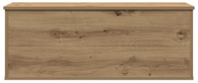 vidaXL κουτί αποθήκευσης  Artisan Oak 90x35x35 εκ, φτιαγμένο από ξύλο