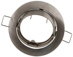 Σποτ Φωτιστικό Οροφής Χωνευτό 7cm GU10 50W IP20 Arlight-304158-Νίκελ Ματ 0304158