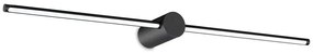 Φωτιστικό Τοίχου Filo 310145 75x11x5,5cm Led 1450lm 12,5W 3000K Black Ideal Lux