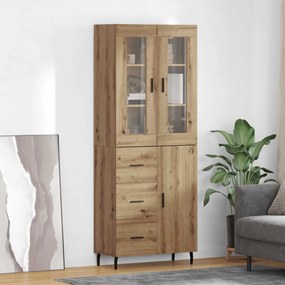 vidaXL Highboard 2 pcs Artisan Oak 69,5 x 34 x 180 εκ.