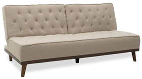 Intrahome Καναπές - κρεβάτι DENALIRA Intrahome 3θέσιος με μπεζ ύφασμα 180x80x80εκ | SKU: INTRAPA-185111118