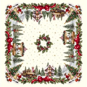 Τραπεζομάντηλο 140x240 Carousel Joy Silver 1406 4100403449