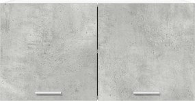 vidaXL Κρεμαστό ντουλάπι Σκυρόδεμα Γκρι 80 x 31 x 40 εκ