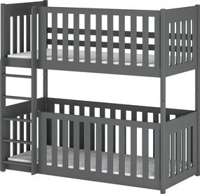 KONRAD 80x160 graphite bunk bed Lano Furniture
