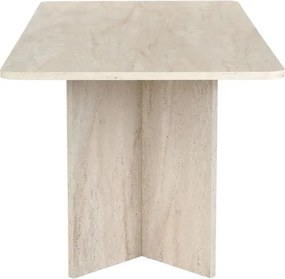 Τραπέζι Linza Megapap χρώμα travertine 180x90x75εκ.