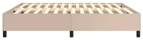 vidaXL Πλαίσιο Κρεβατιού Καπουτσίνο 180x200 εκ. από Συνθετικό Δέρμα
