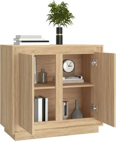 vidaXL Συρταριέρα Sonoma Δρυς 80x34x75 εκ. Επεξεργασμένο Ξύλο