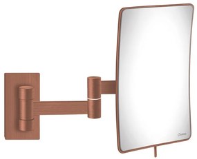 Καθρέπτης Μεγεθυντικός Επτοίχιος με Διπλό Βραχίονα Μεγέθυνση x3 Old Copper Mat Sanco Cosmetic Mirrors MR-301-M26